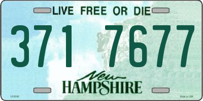 NH license plate 3717677