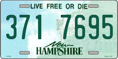 NH license plate 3717695