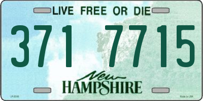 NH license plate 3717715