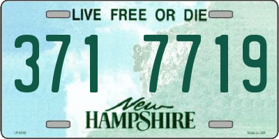 NH license plate 3717719