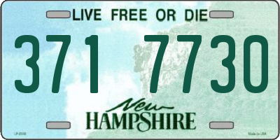 NH license plate 3717730