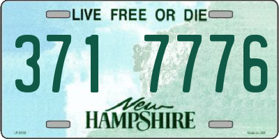 NH license plate 3717776