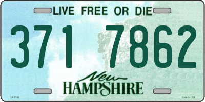 NH license plate 3717862