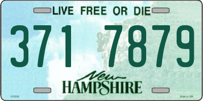 NH license plate 3717879