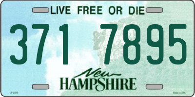 NH license plate 3717895