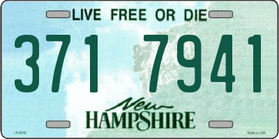 NH license plate 3717941