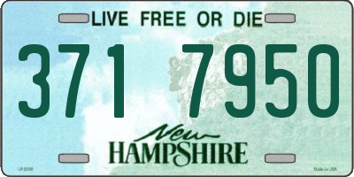 NH license plate 3717950