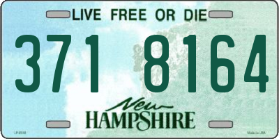 NH license plate 3718164