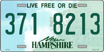 NH license plate 3718213