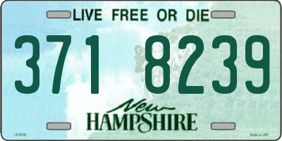 NH license plate 3718239