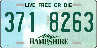 NH license plate 3718263