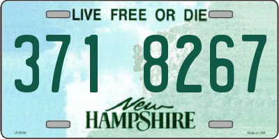 NH license plate 3718267