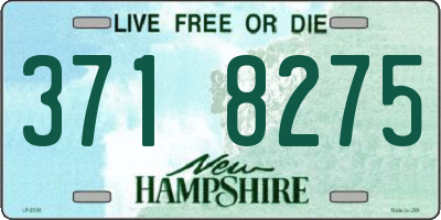 NH license plate 3718275