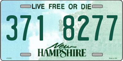 NH license plate 3718277