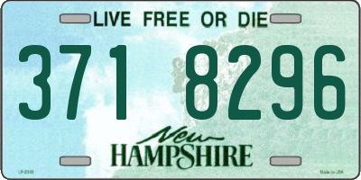 NH license plate 3718296