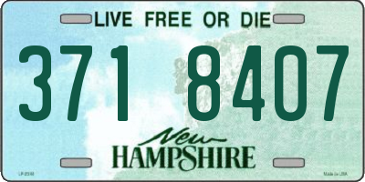 NH license plate 3718407