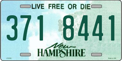 NH license plate 3718441