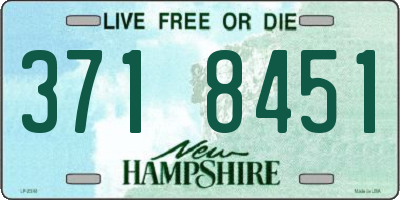 NH license plate 3718451