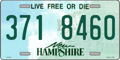 NH license plate 3718460