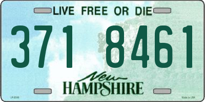 NH license plate 3718461