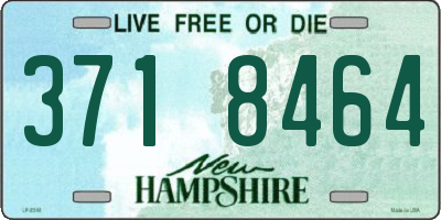 NH license plate 3718464
