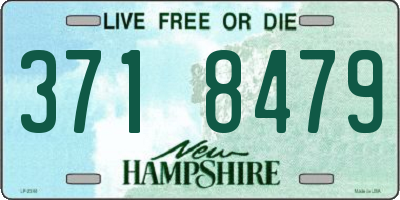 NH license plate 3718479