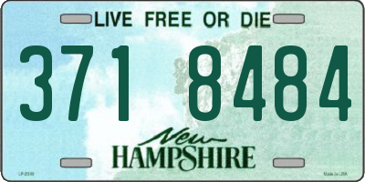 NH license plate 3718484