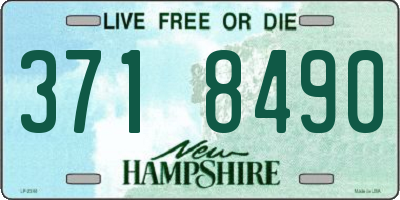 NH license plate 3718490