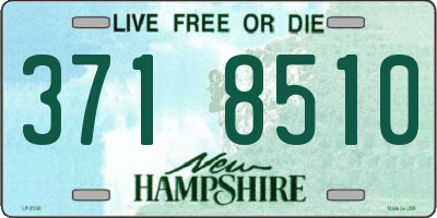 NH license plate 3718510