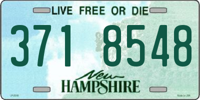 NH license plate 3718548