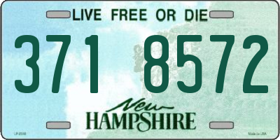 NH license plate 3718572