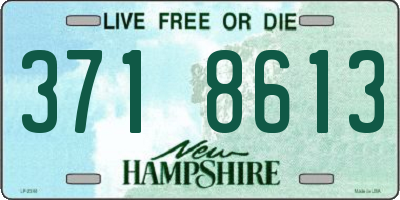 NH license plate 3718613