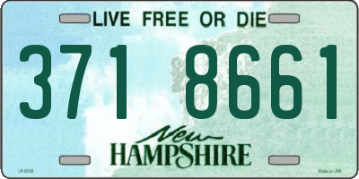 NH license plate 3718661