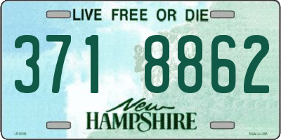 NH license plate 3718862