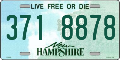 NH license plate 3718878