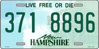 NH license plate 3718896