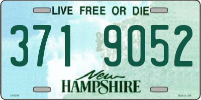 NH license plate 3719052