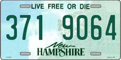 NH license plate 3719064