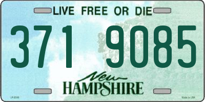 NH license plate 3719085