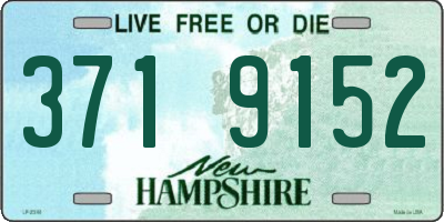 NH license plate 3719152