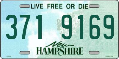 NH license plate 3719169