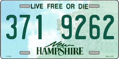 NH license plate 3719262