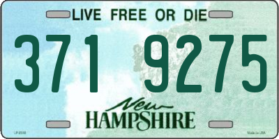 NH license plate 3719275