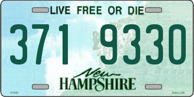 NH license plate 3719330