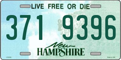 NH license plate 3719396