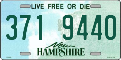 NH license plate 3719440