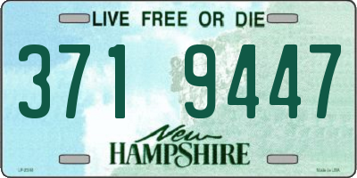 NH license plate 3719447