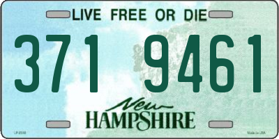 NH license plate 3719461