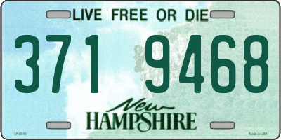 NH license plate 3719468