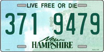 NH license plate 3719479